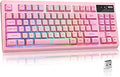 ZJFKSDYX L87 Wireless Gaming Keyboard with Ergonomic Design