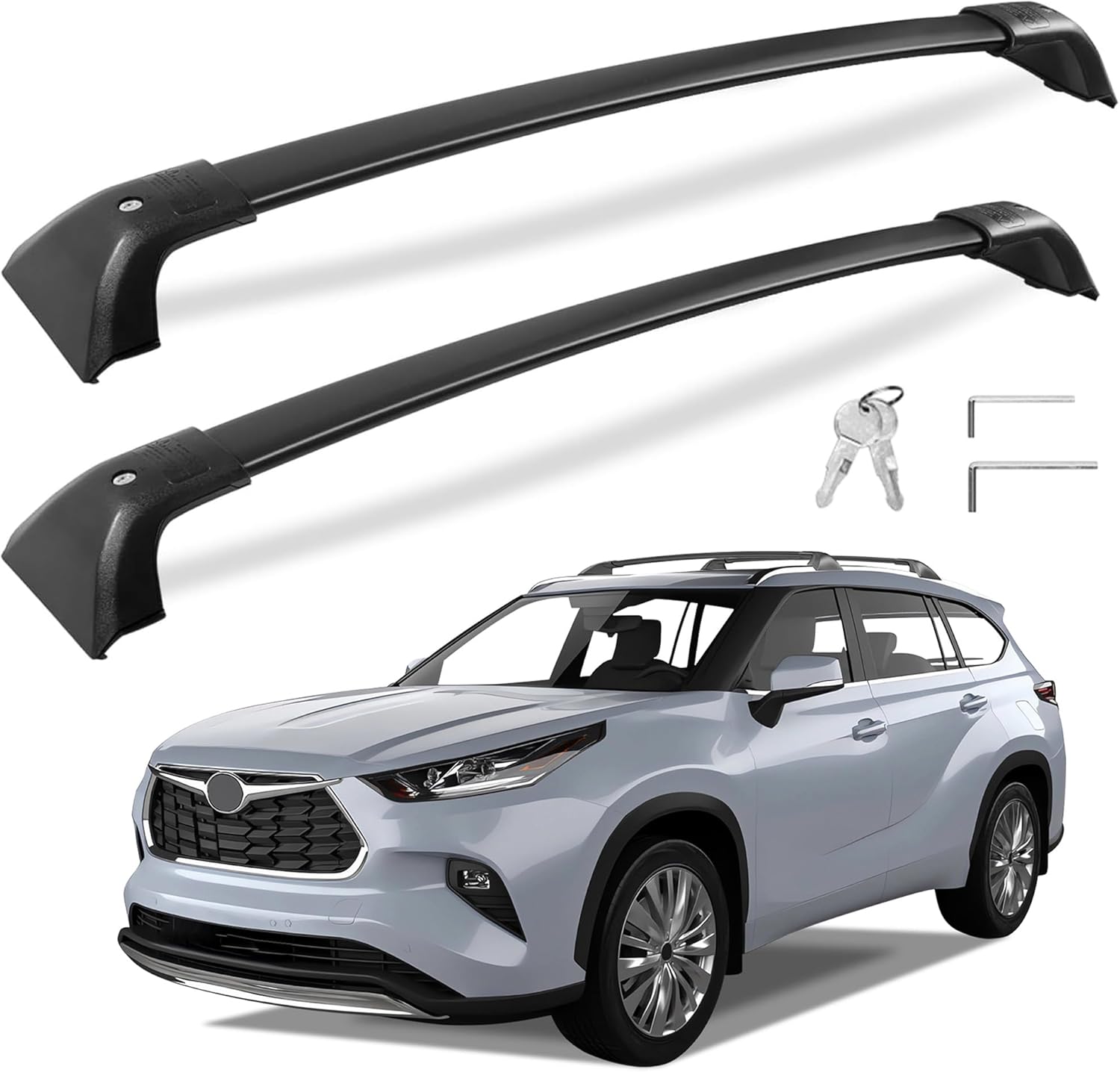 260lbs Roof Rack Cross Bars for Toyota Highlander 2020-2025