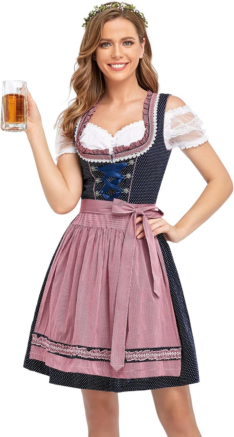 Oktoberfest Costumes Women Dirndl Dresses for Festive Fun