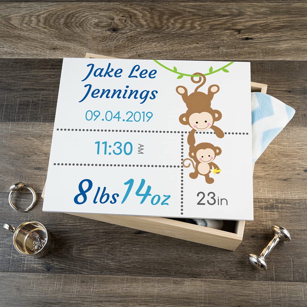 Personalized Baby Keepsake Box for Cherished Memories
