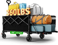 Extra Large Foldable Wagons Extended 250L Collapsible Wagon - Heavy