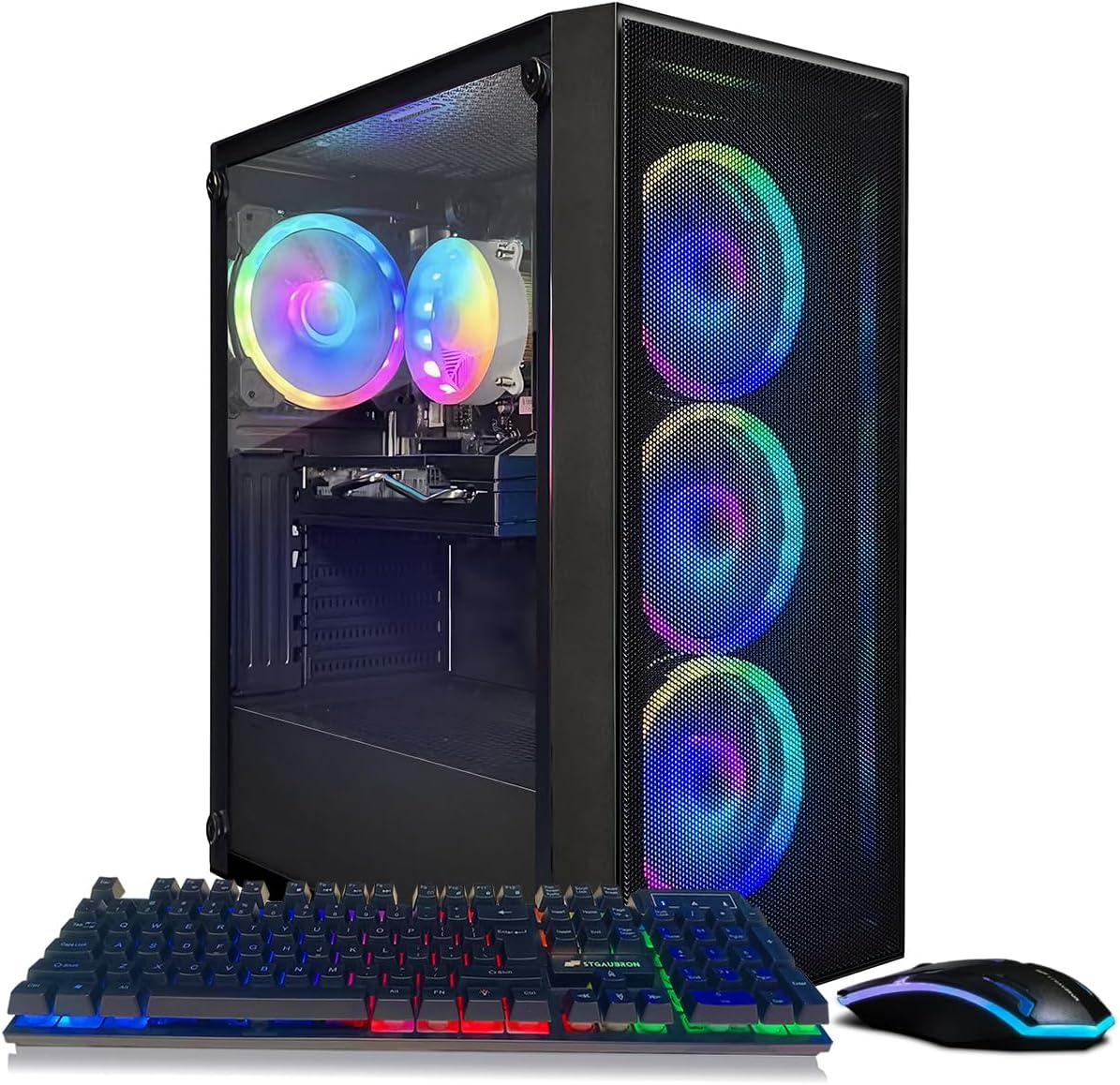 High-Performance Gaming PC with Radeon RX 580 and Intel Core I7