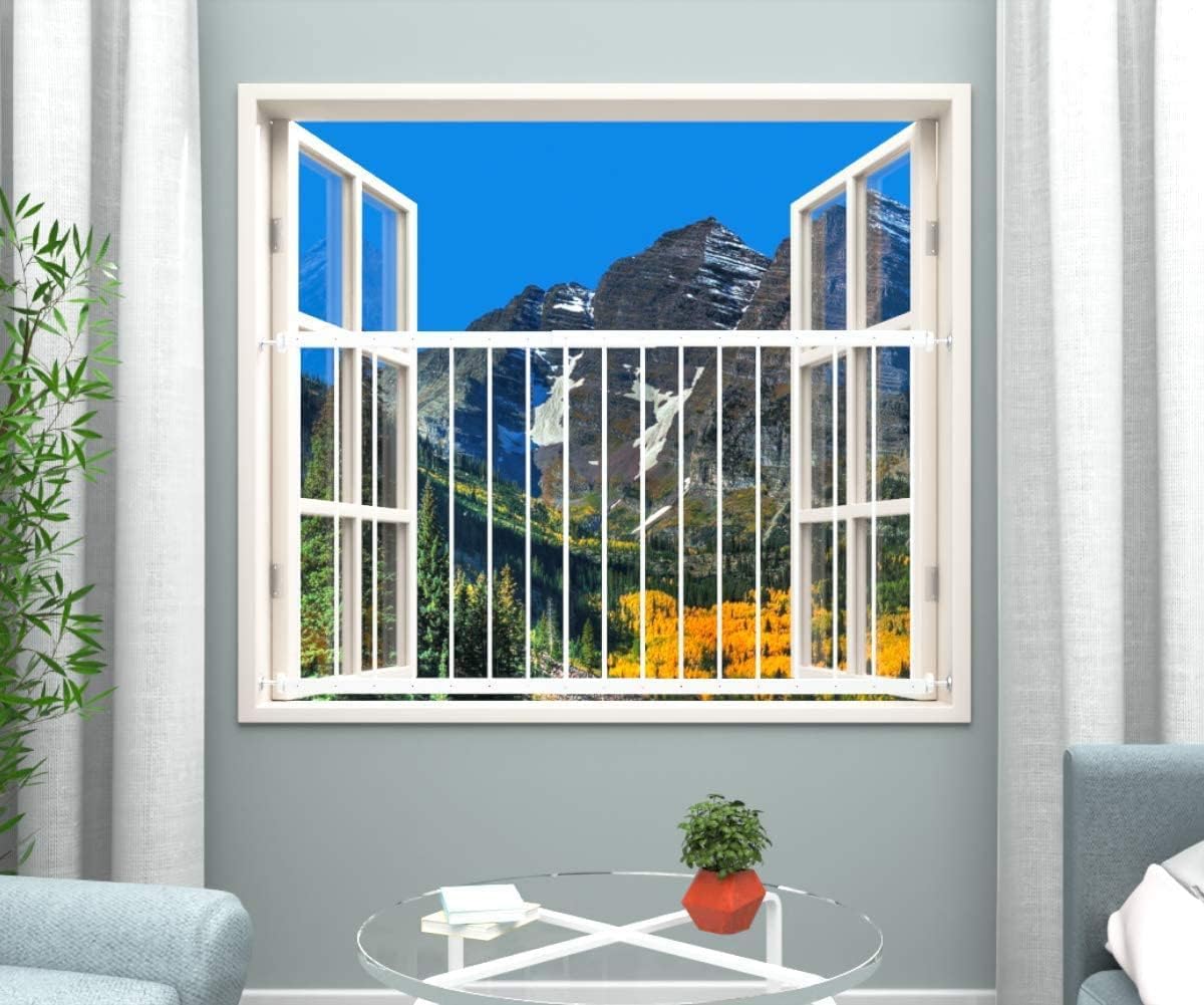 WAOWAO Window Safety Guards for Children and Pets Extra Wide