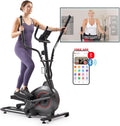 Smart Upright Elliptical with 16ft Stride - Quiet Full-Body Trainer