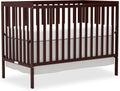 Baby Crib 5-in-1 Convertible Espresso - Converts to Toddler & Full Bed