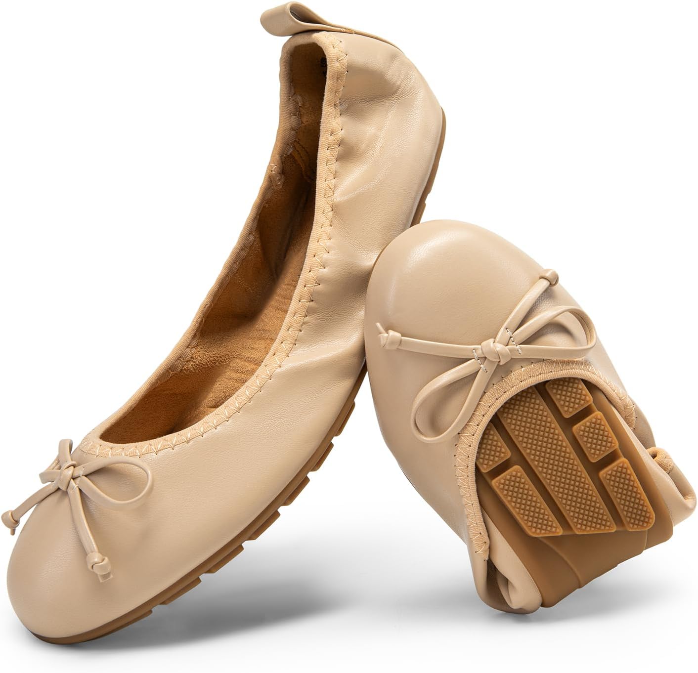 DREAM PAIRS Women's Foldable Ballet Flats for Comfort and Style