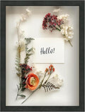 FrameWorks 12x16 Driftwood Wooden Shadow Box Frame - Elegant Display