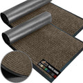Traffic Guard Door Mat 2 Pack 35x23 in Brown - Heavy Duty Welcome Mats