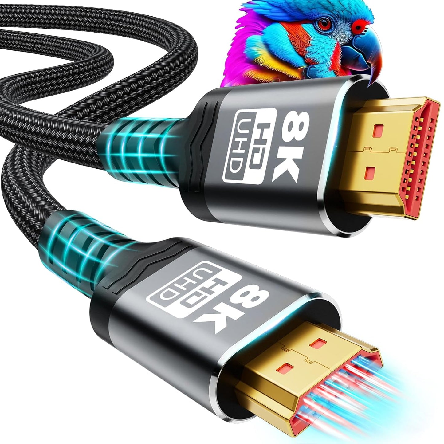Ultimate 8K HDMI Cable: 48Gbps speeds, multiple lengths, unrivaled performance!