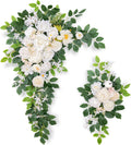 Pack of 2 Wedding Arch Artificial Flower Garlands - Champagne White
