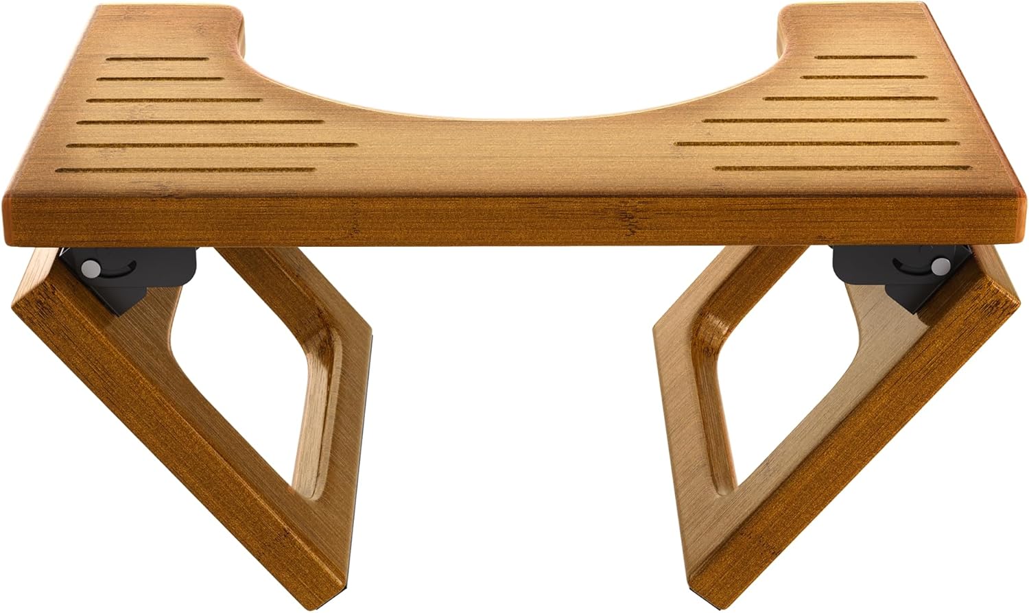 Bamboo Toilet Stool for Adults - Foldable Squatting Potty Stool