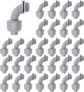 3/4 Inch Liquid Tight Connector 30 Pack - 90 Degree PVC Fittings