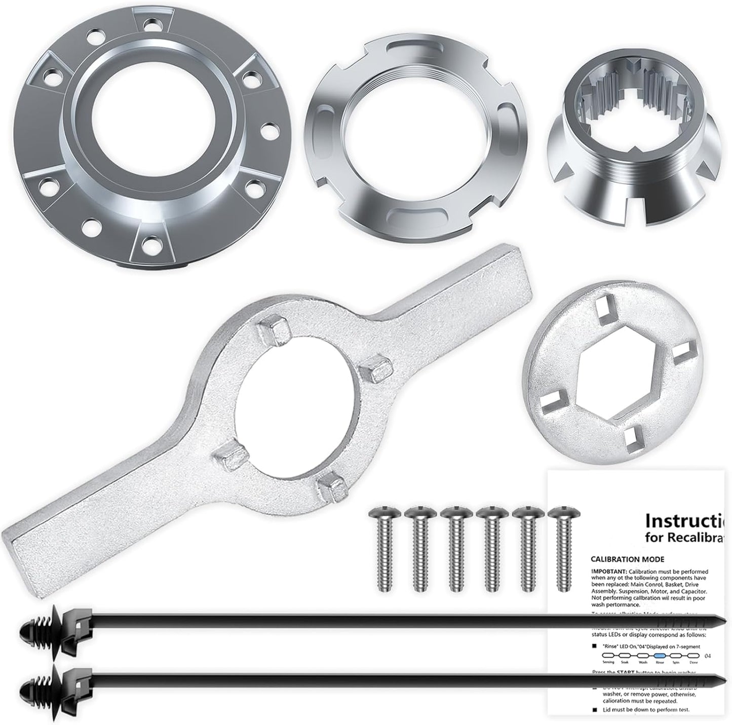 W10324651 Hub Replacement for Whirlpool Washer - Durable Metal Kit