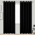 KOUFALL 100% Blackout Curtains Extra Wide and Long - Dark Academia