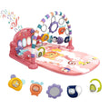 Baby Play Mat Baby Gym with Musical Piano and 5 Sensory Toys - Tummy