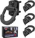 D-Ring Tie Down Anchors 4 Pack 10 Ton Capacity - Heavy Duty Truck