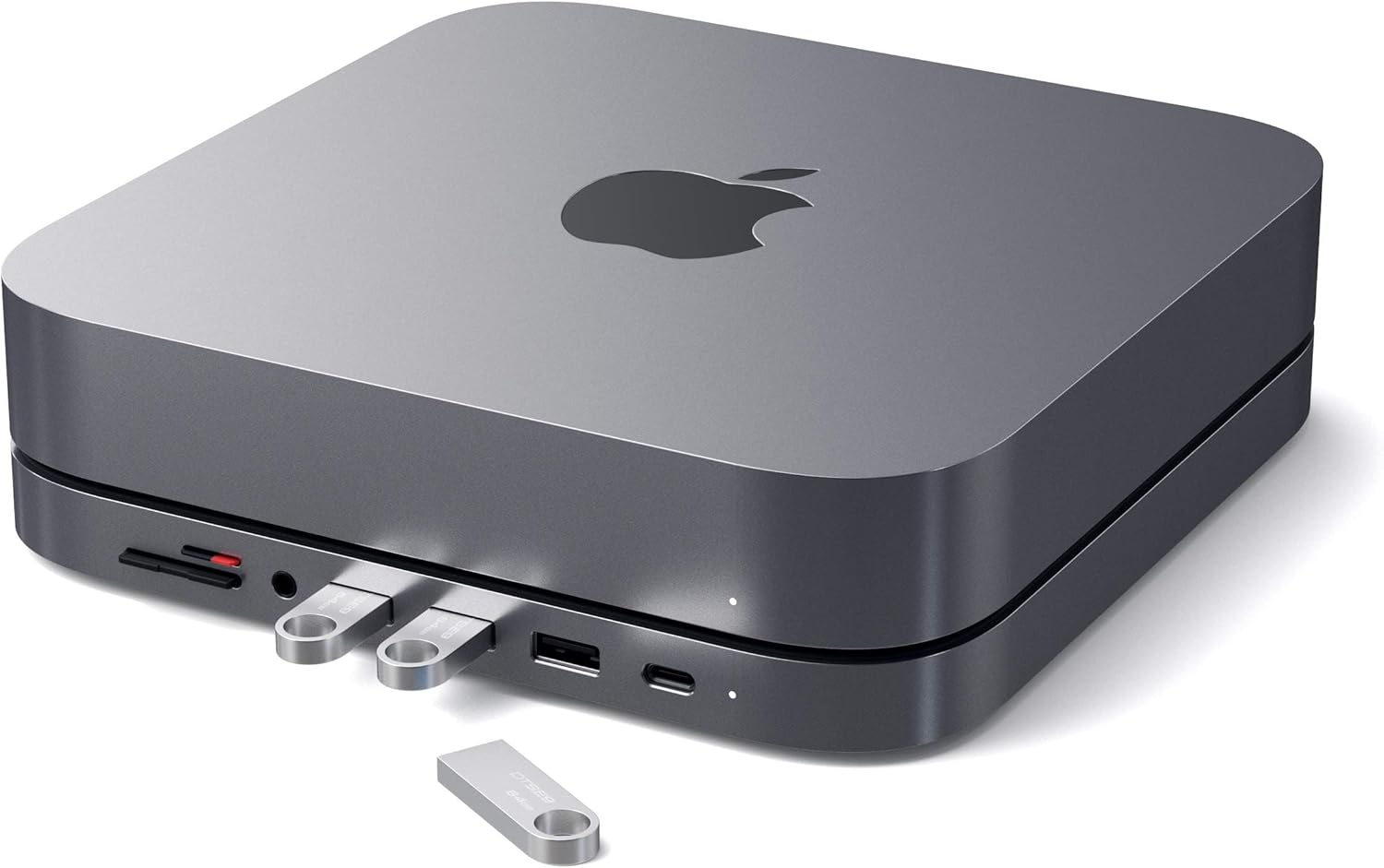 Satechi USB C Hub and Stand for Mac Mini M2/M1 - Space Gray