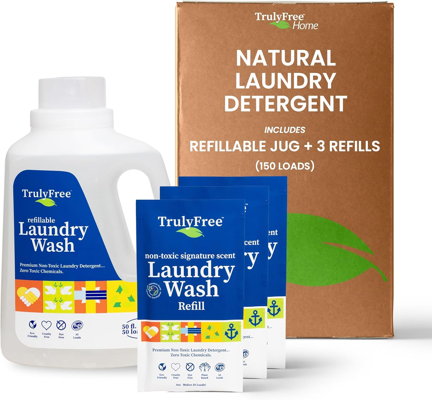 Plant-Based Gentle Laundry Detergent|Sensitive Skin Safe