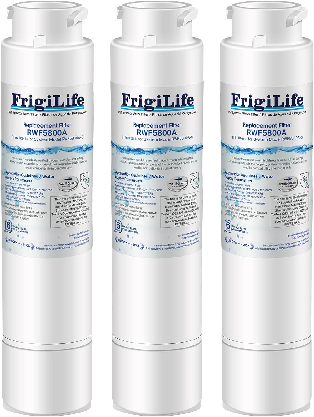 Refrigerator Water Filter Compatible with Frigidaire EPTWFU01