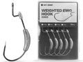 Weighted Swimbait Hooks with Molded Bait Keeper - Weedless EWG