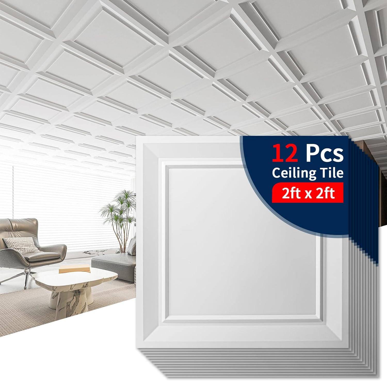 Art3dwallpanels Drop Ceiling Tiles 24x24 for Stunning Spaces