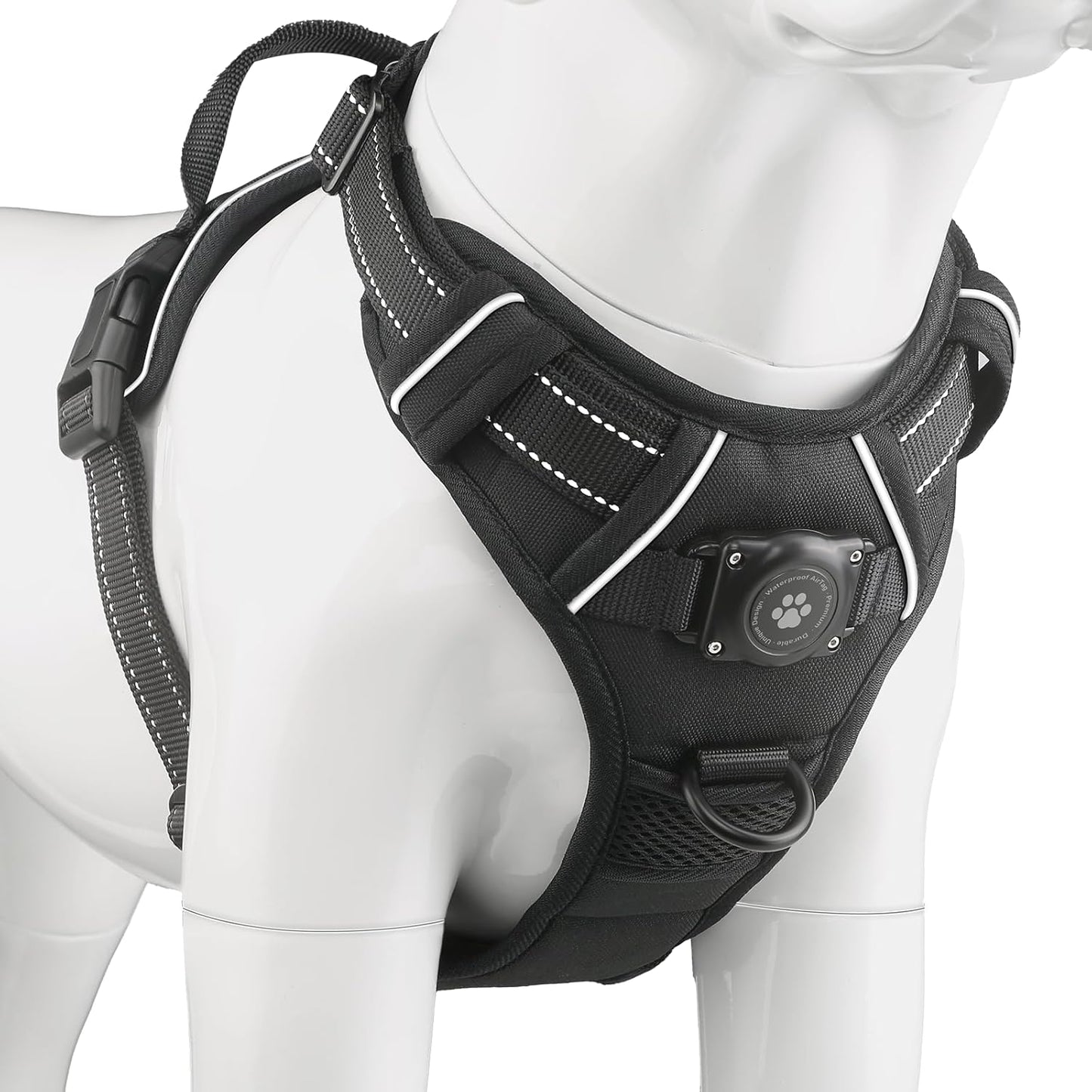 Waterproof AirTag Dog Harness for Safe Walks
