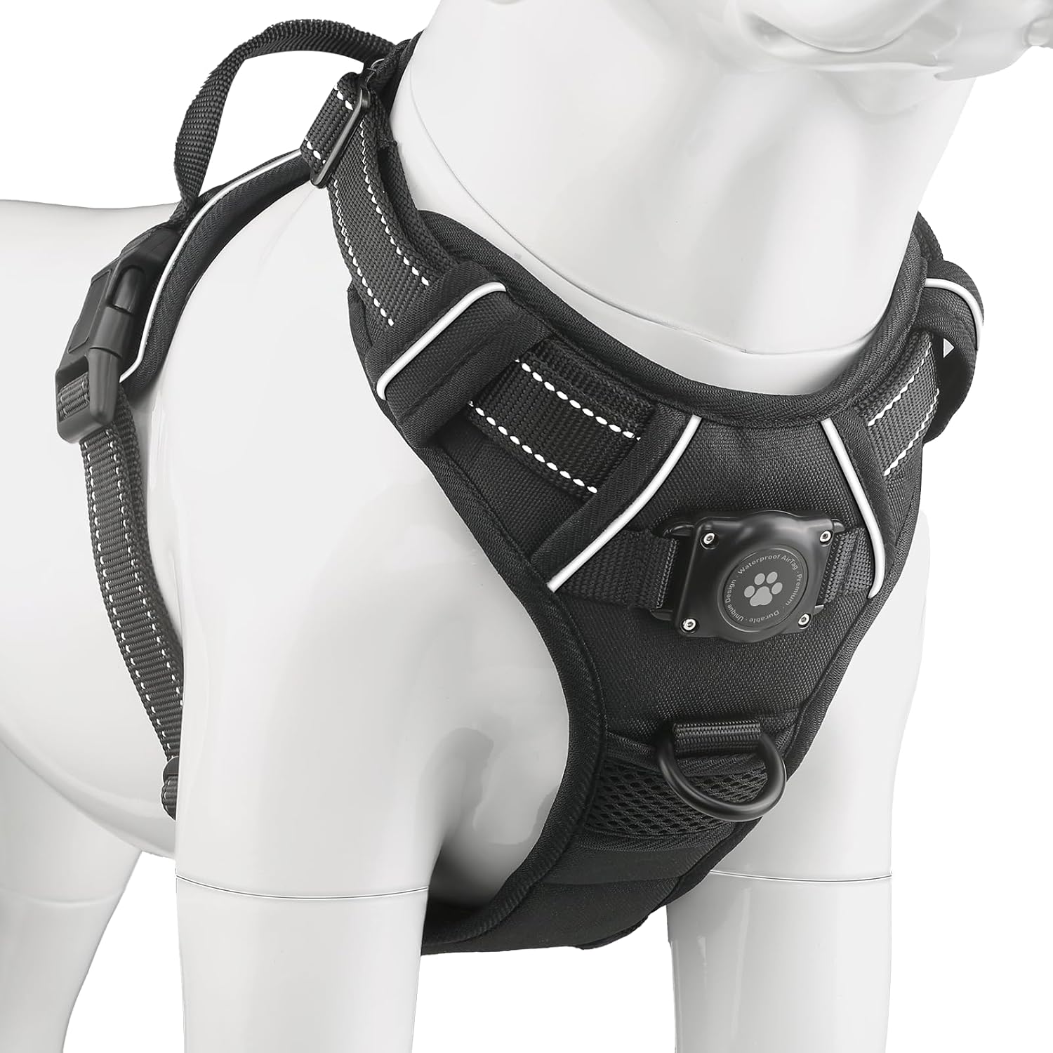 Waterproof AirTag Dog Harness for Safe Walks