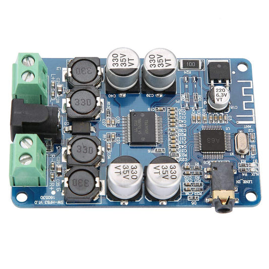 Boost Sound Quality with 2x25W Bluetooth Amplifier
