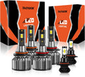 Compatible For GMC Sierra 1500 2500 3500 2003-2006 9005 9006 Bulb Kit