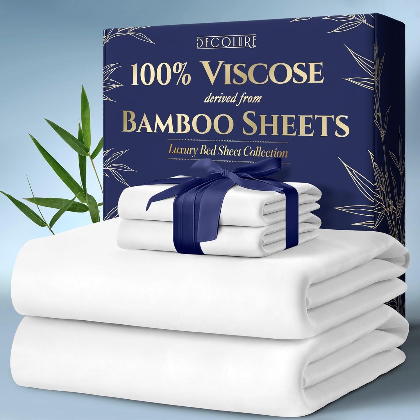 Viscose Derived from Bamboo Sheets California King Size Set