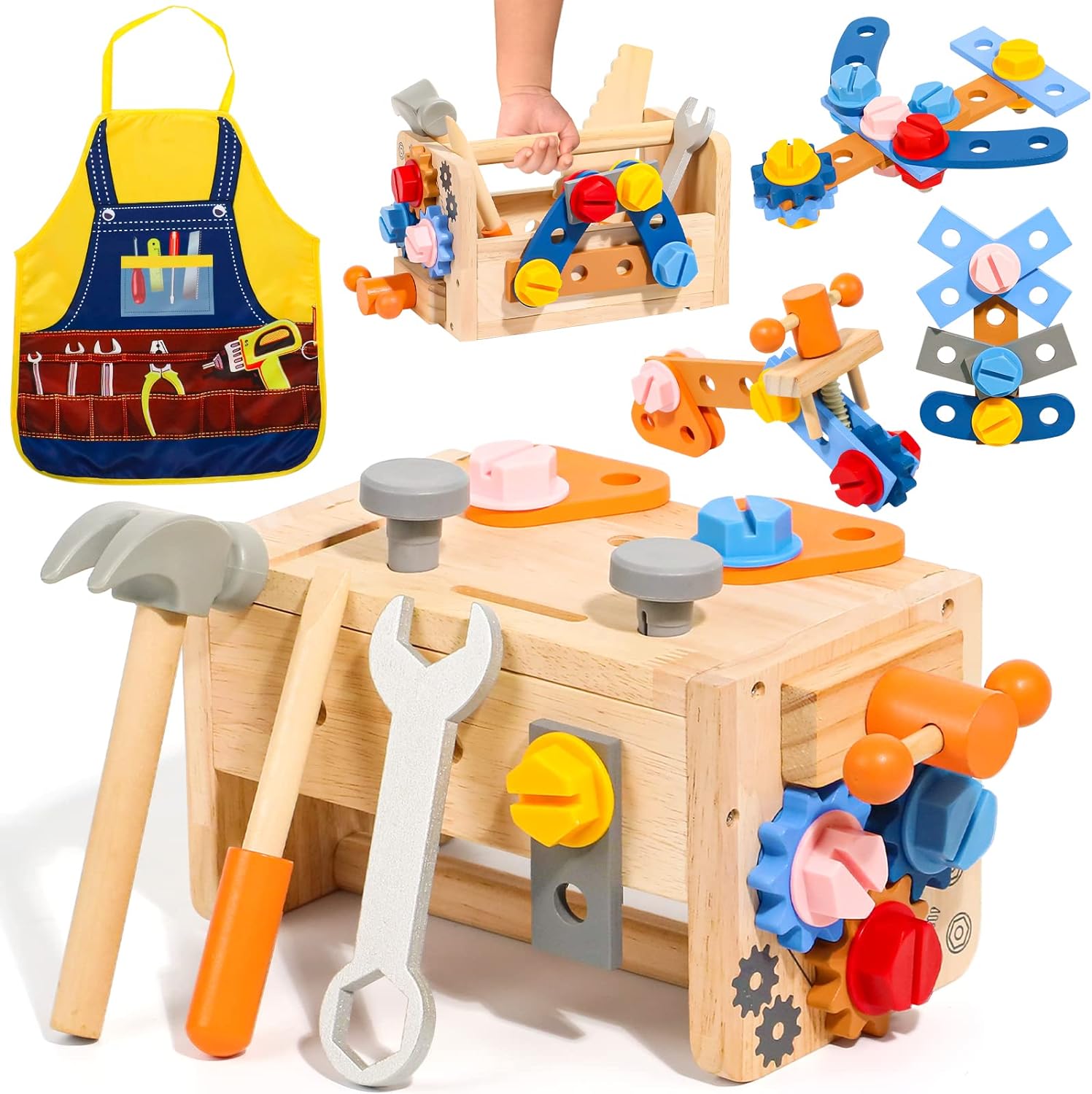 Montessori STEM Tool Set for Ages 2-4 - 39 PCS