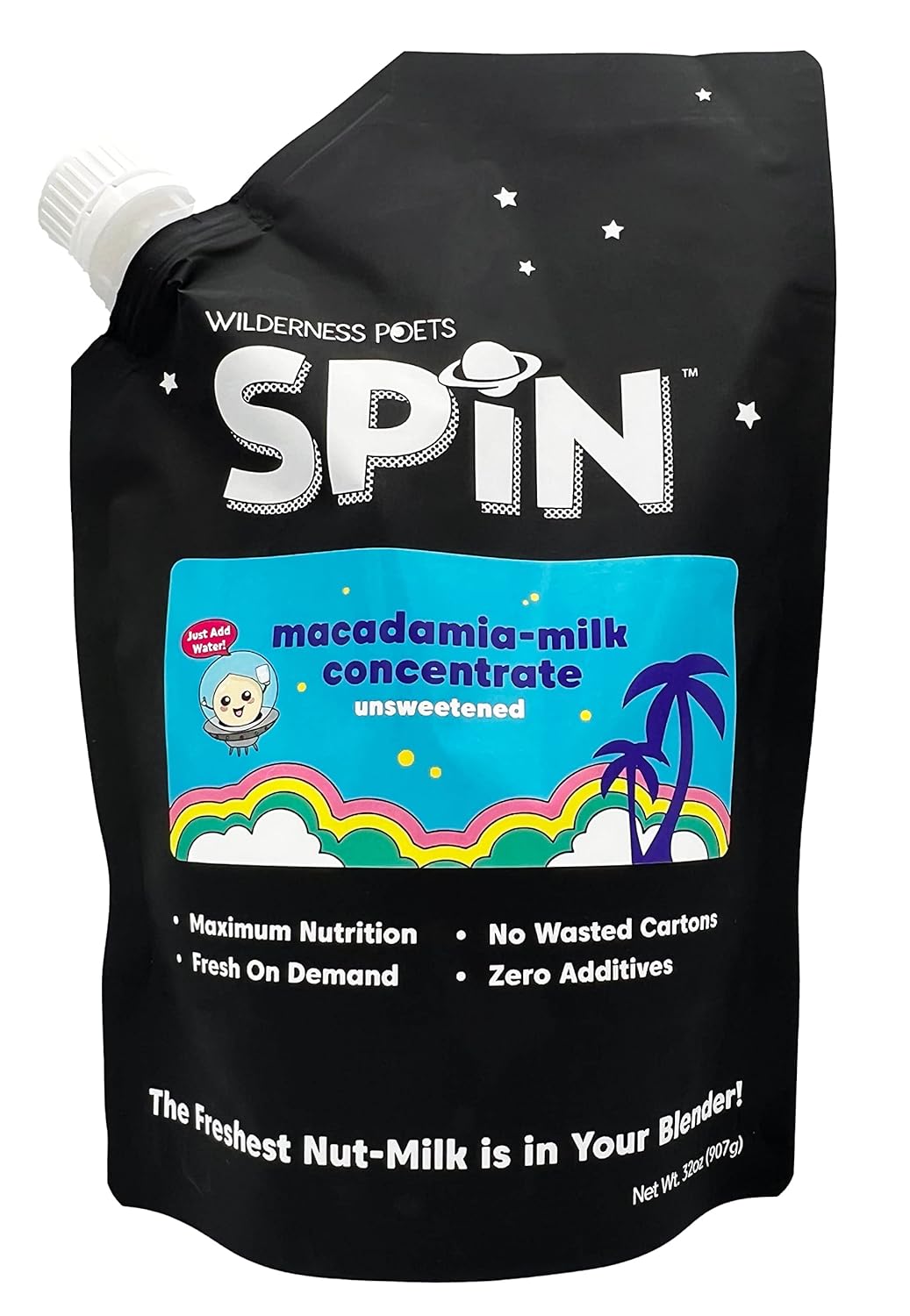 Wilderness Poets SPiN Macadamia Milk Concentrate - 32 Ounce