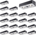 Solar Fence Lights 20 Pack with 12 Modes RGB Color Glow