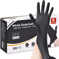 Schneider Nitrile Exam Gloves Black Large - Durable 4-mil Protection