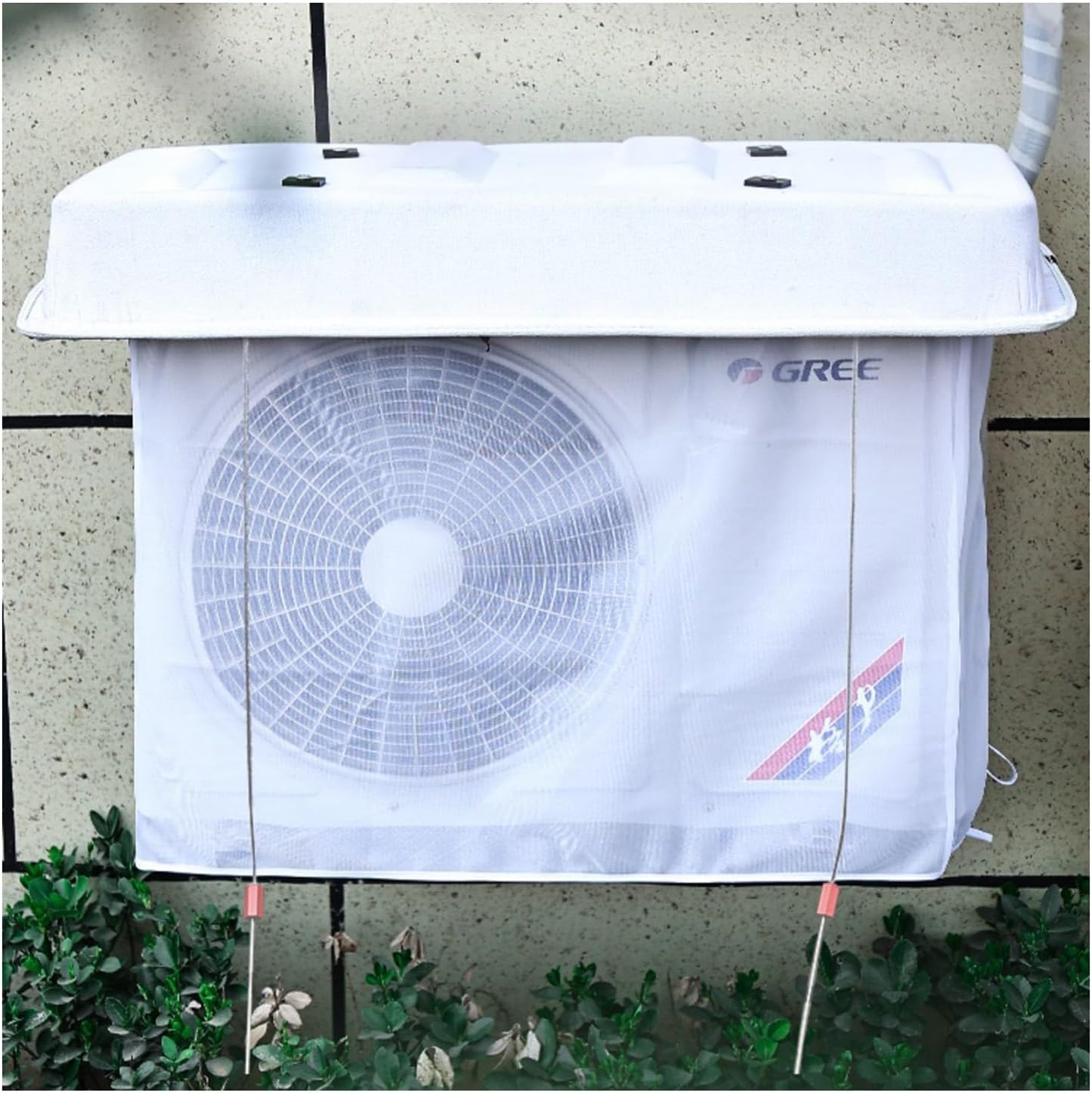 Dust-Proof Waterproof AC Cover with Protective Net by WOHNZA