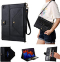 Case for Galaxy Tab S6 lite Book Cover - Protective PU Leather Wallet
