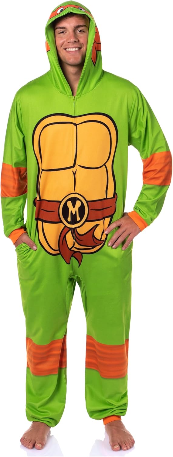 Teenage Mutant Ninja Turtles Hooded Union Suit for Adults
