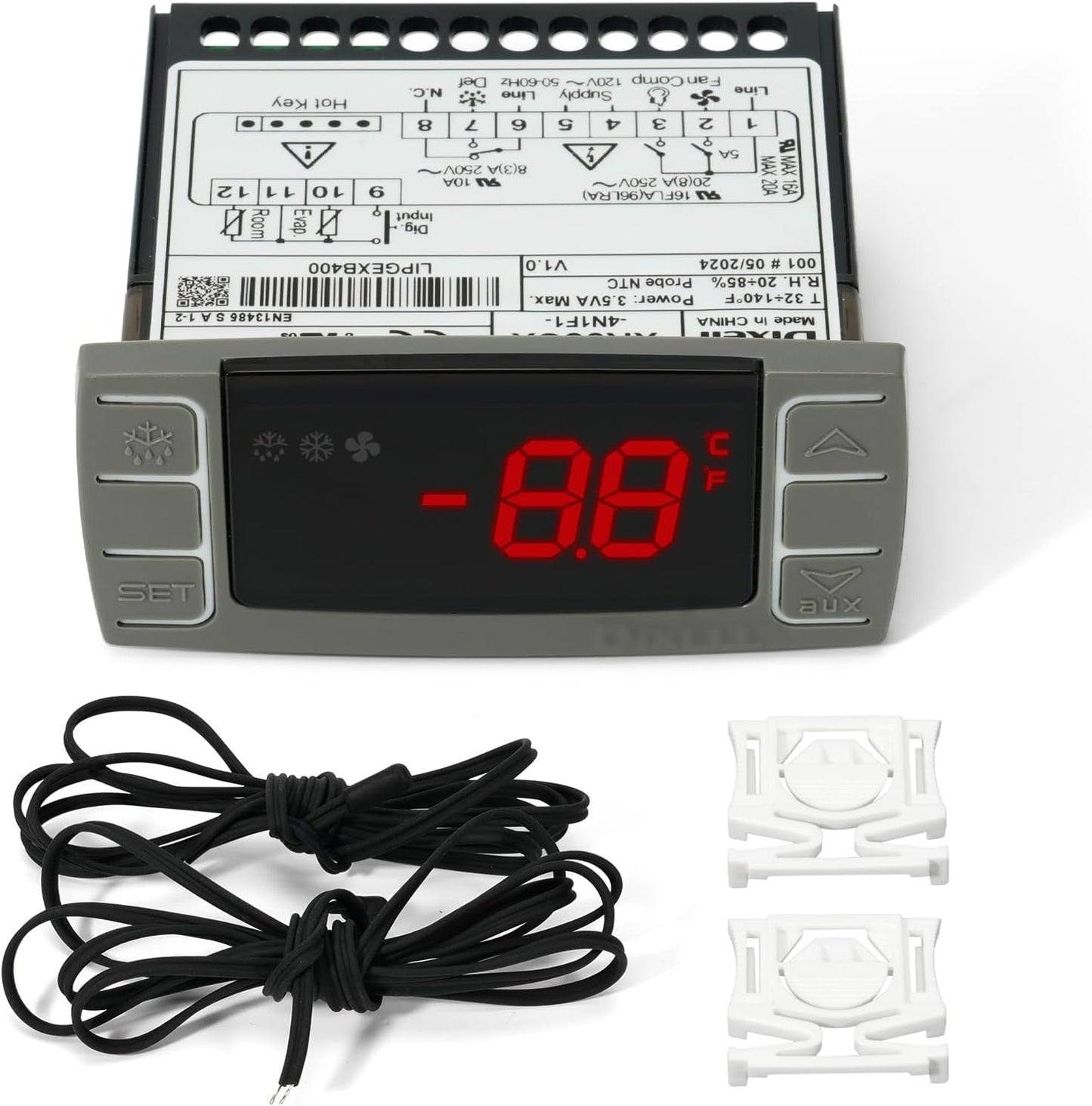 Fit for Dixell XR06CX-4N1F1 Temperature Controller Upgrade