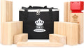 Kubb Yard Game Set Viking Chess Garden Rubber Wood - Portable Play