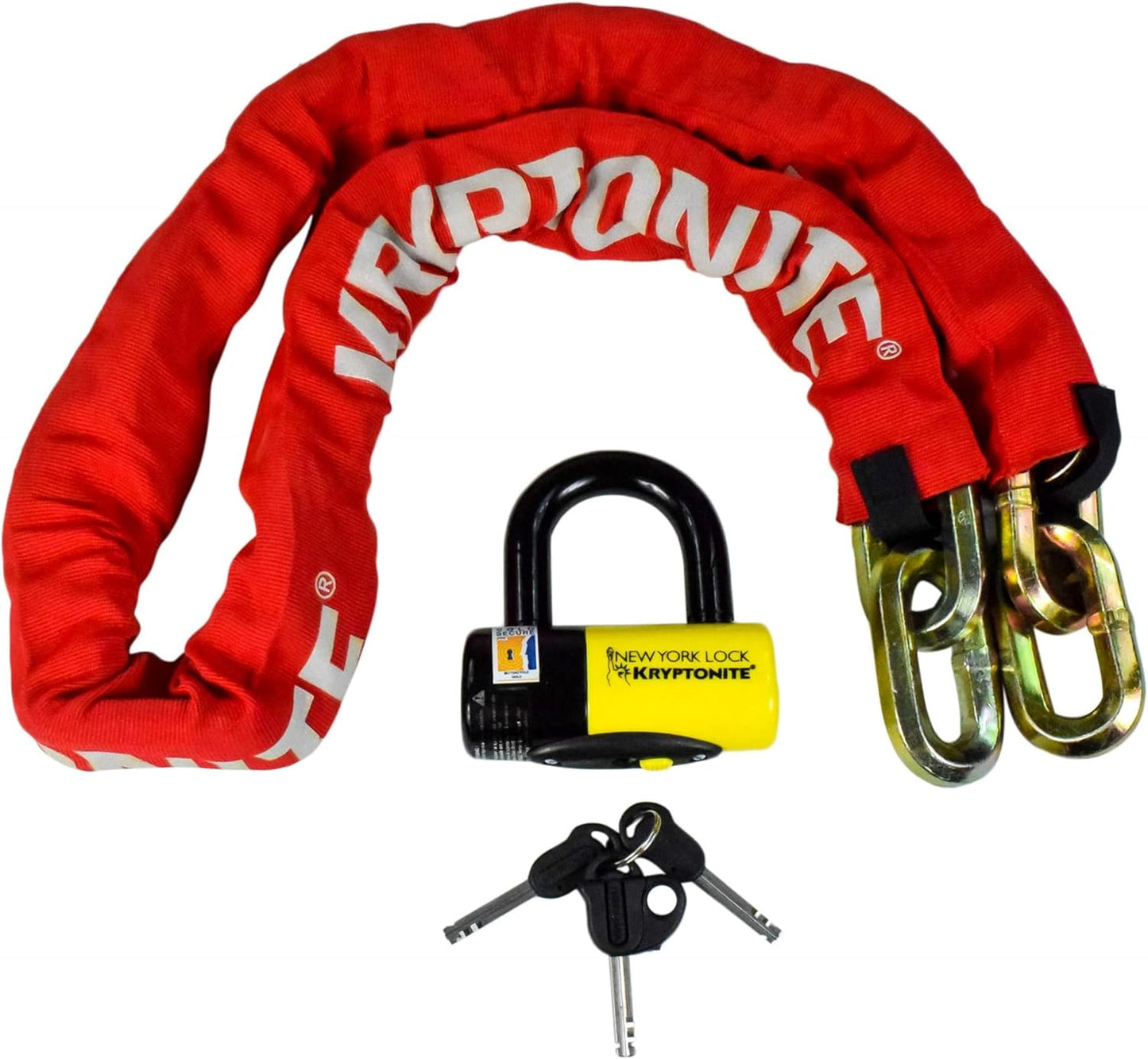 Kryptonite New York Fahgettaboudit Chain 1415 with Disc Lock