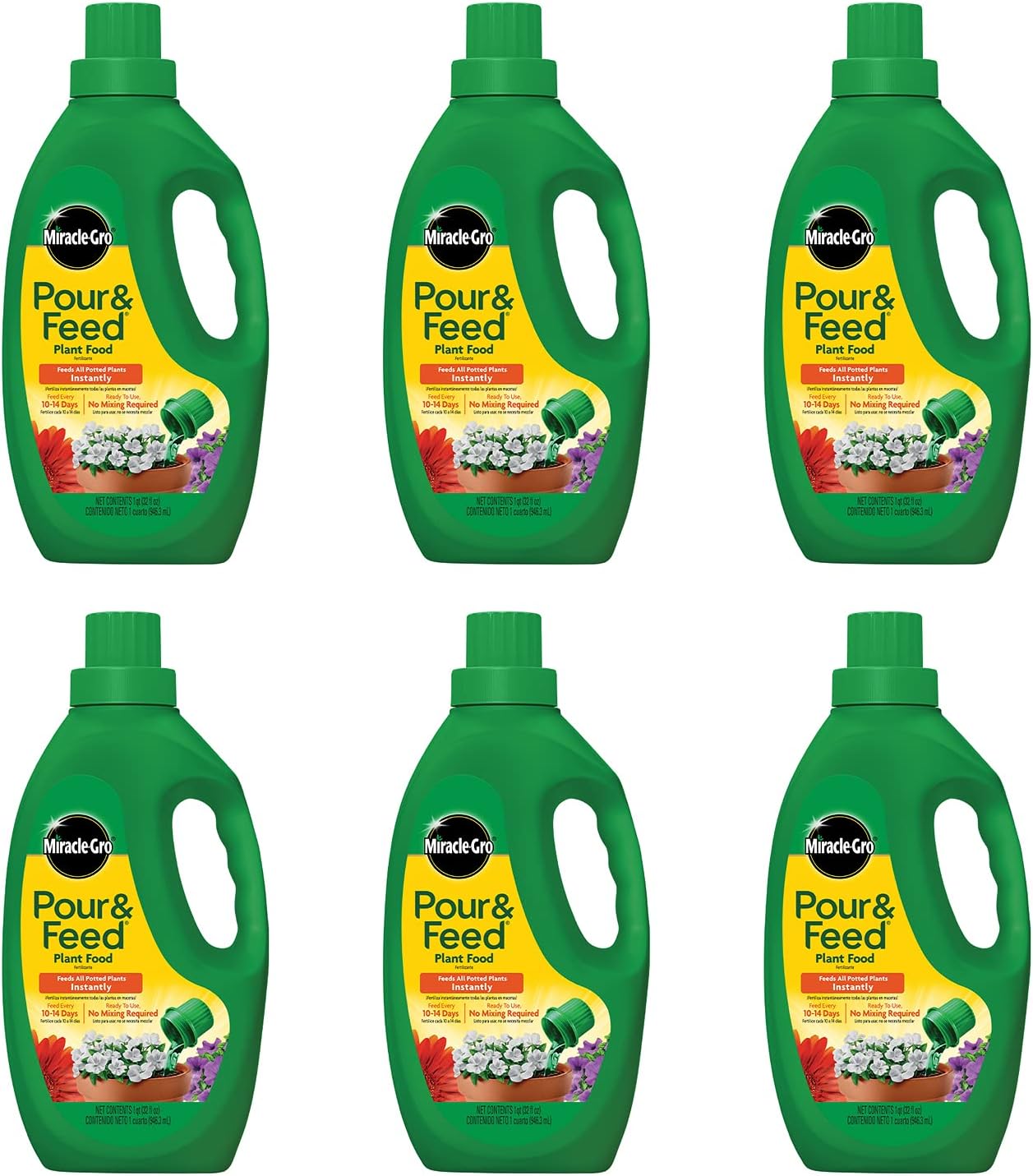 Miracle-Gro Pour & Feed Plant Food for Healthy Potted Plants