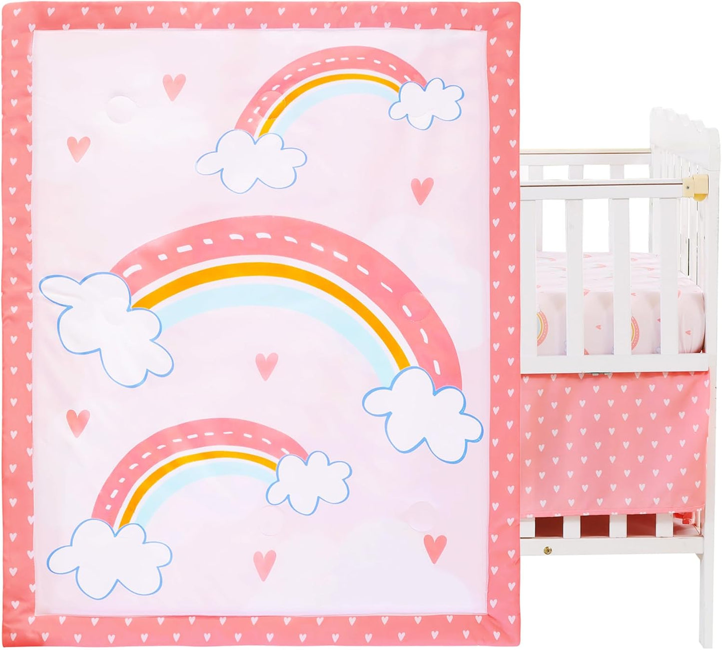 Viviland 3 Pieces Baby Bedding Set for Newborns and Toddlers