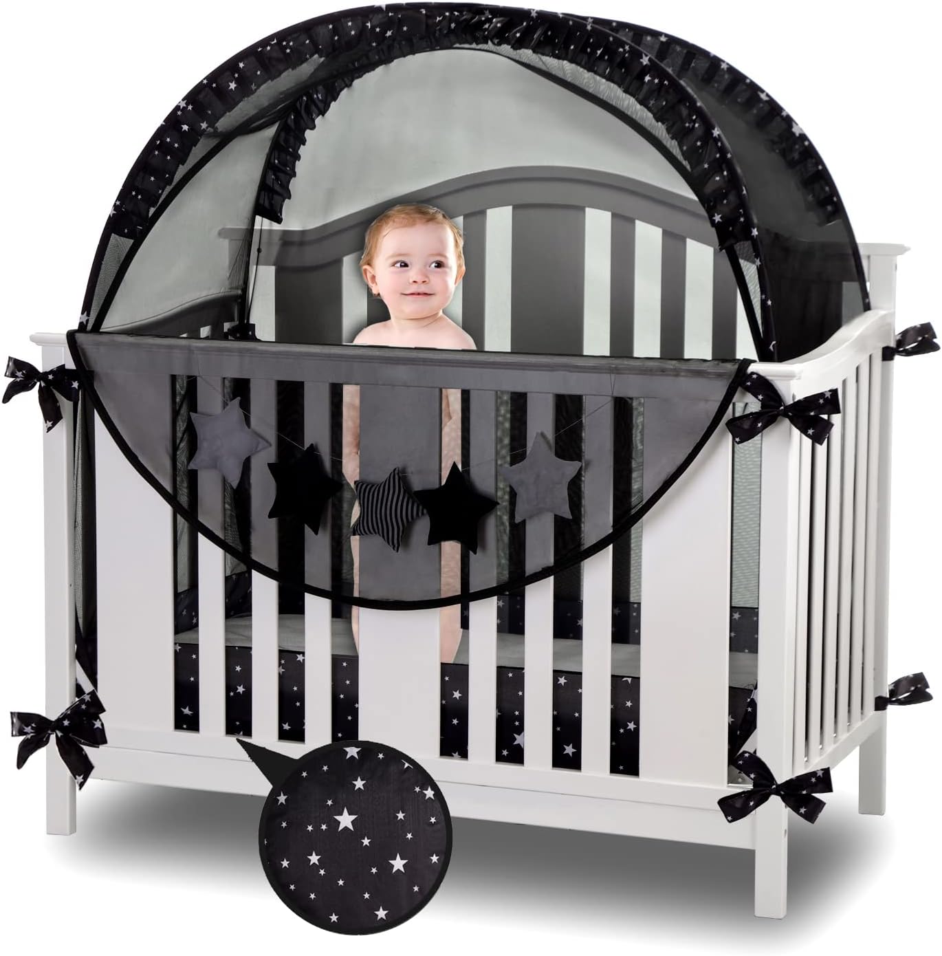 JOINSI Toddler Safety Crib Tent - Secure Sleep Solution!