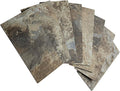 3in x 6in Beige & Brown Slate Subway Tile Peel and Stick Backsplash
