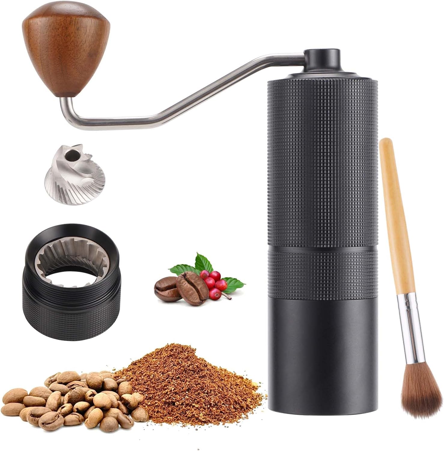 Popsweeter C38 Stainless Steel Hand Grinder | Precision Coffee Grinding