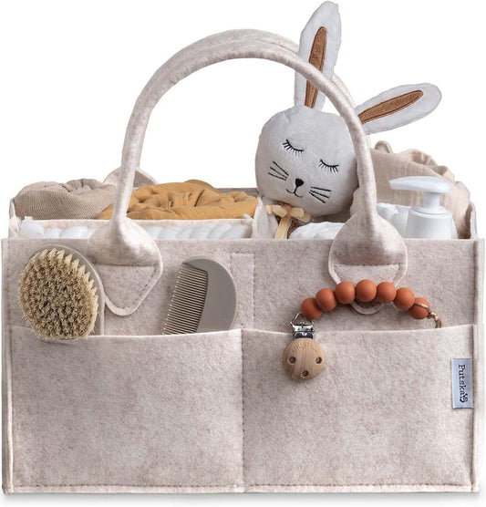 PUTSKA Baby Diaper Caddy Organizer - Registry Must-Have