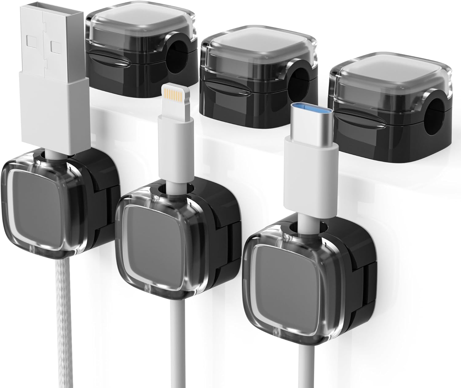 Adjustable Magnetic Cable Organizer - Tidy Wires Anywhere!