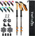 TheFitLife Ultralight Trekking Poles: Carbon Fiber, Collapsible & Telescopic