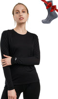 Merino Wool Base Layer Women - Lightweight to Heavyweight Merino Socks