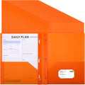 Pocket Folders with Prongs 72 Pack - Heavy Duty Plastic Organization